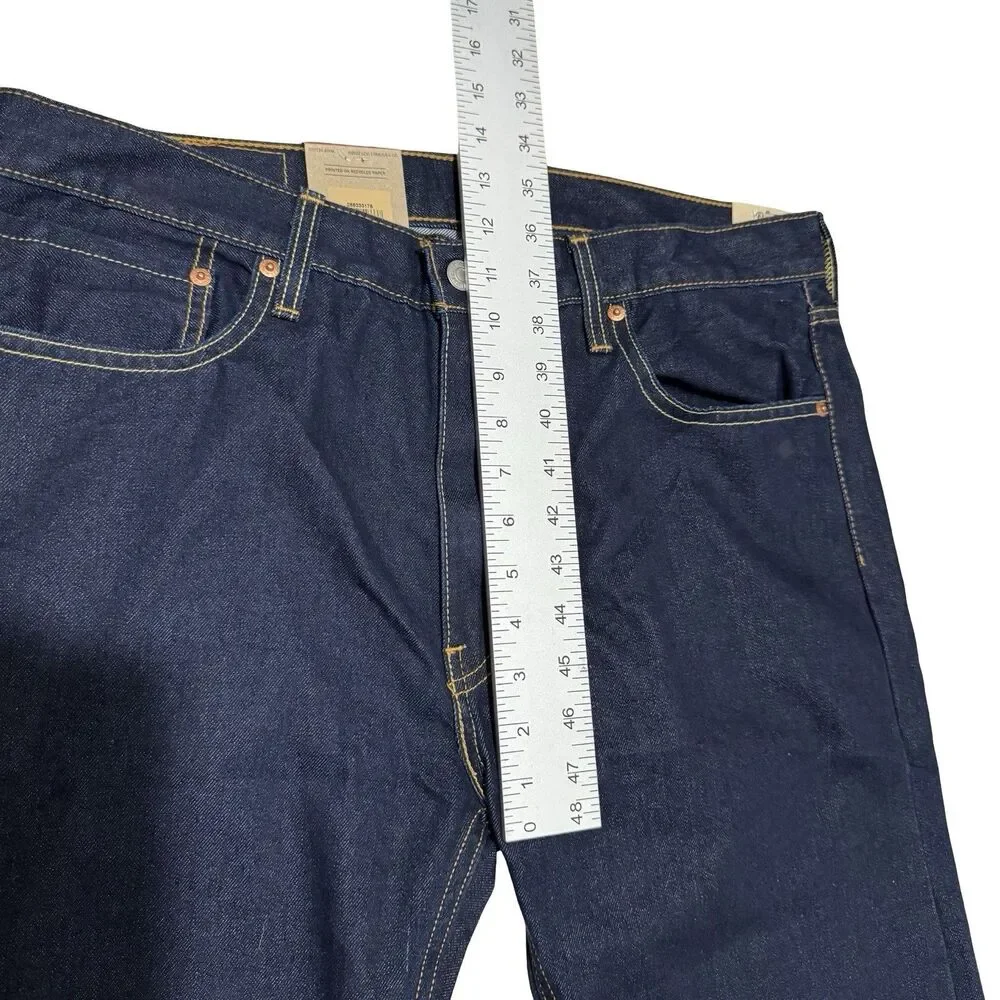 NWT Levis 512 Men's 36X30 Slim Taper Fit Stretch Blue Denim‎ Jeans New